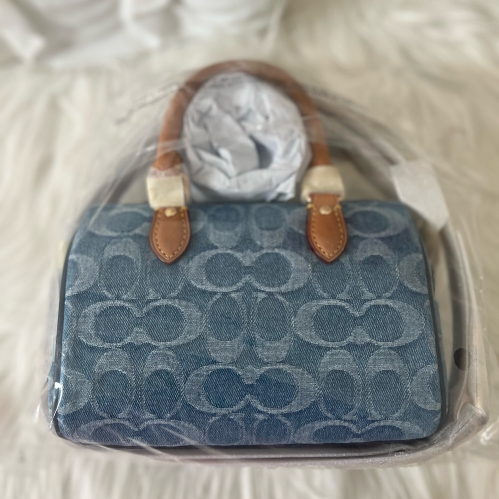 Coach Denim mini Rowan - Picture 6 of 10